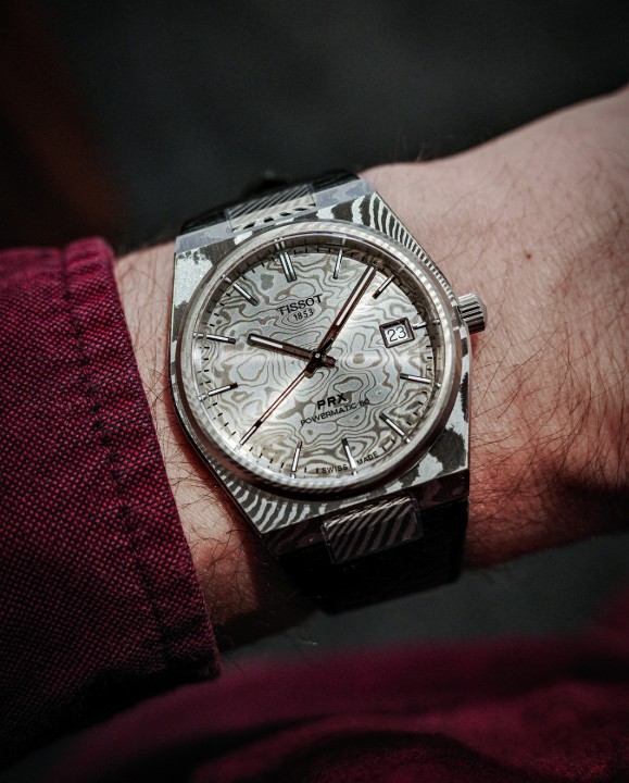 Bild von Tissot PRX Powermatic 80 Damascus Steel