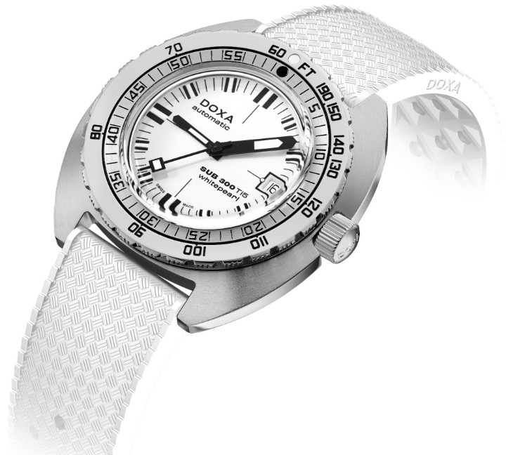 Bild von Doxa SUB 300 Ti5 Whitepearl