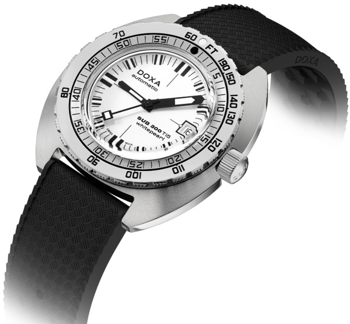 Bild von Doxa SUB 300 Ti5 Whitepearl