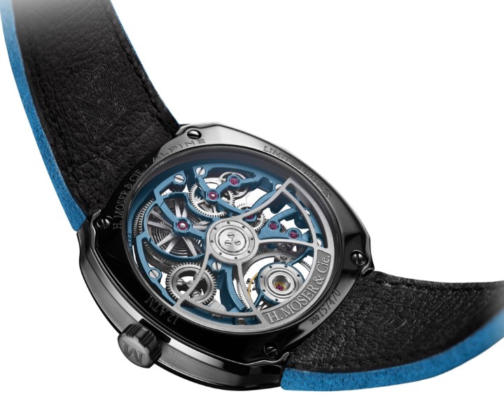 Obrázek H. Moser & Cie Streamliner Tourbillon Skeleton Ceramic Alpine Limited Edition