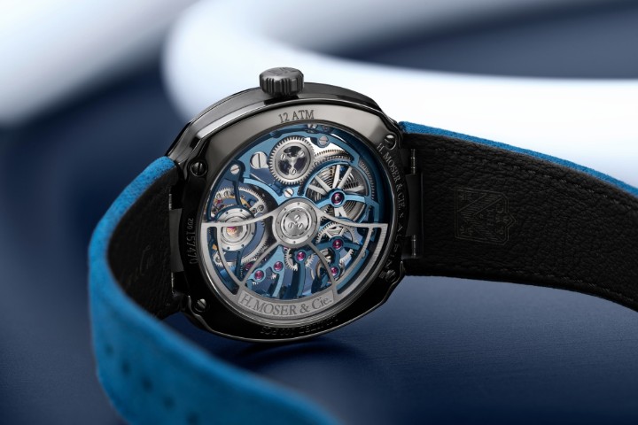 Obrázek H. Moser & Cie Streamliner Tourbillon Skeleton Ceramic Alpine Limited Edition