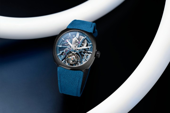 Obrázek H. Moser & Cie Streamliner Tourbillon Skeleton Ceramic Alpine Limited Edition