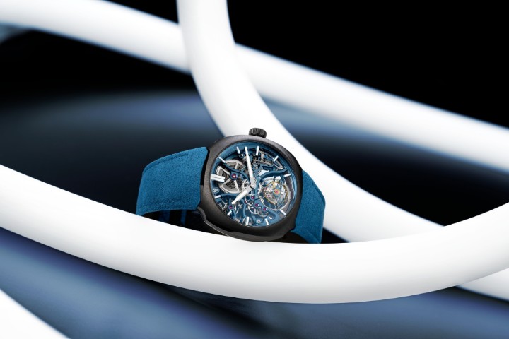 Obrázek H. Moser & Cie Streamliner Tourbillon Skeleton Ceramic Alpine Limited Edition