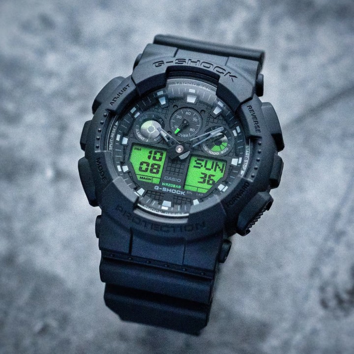 Bild von Casio G-Shock Black and Electro Green