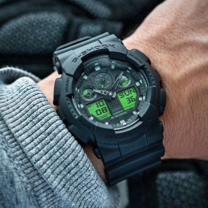 Bild von Casio G-Shock Black and Electro Green
