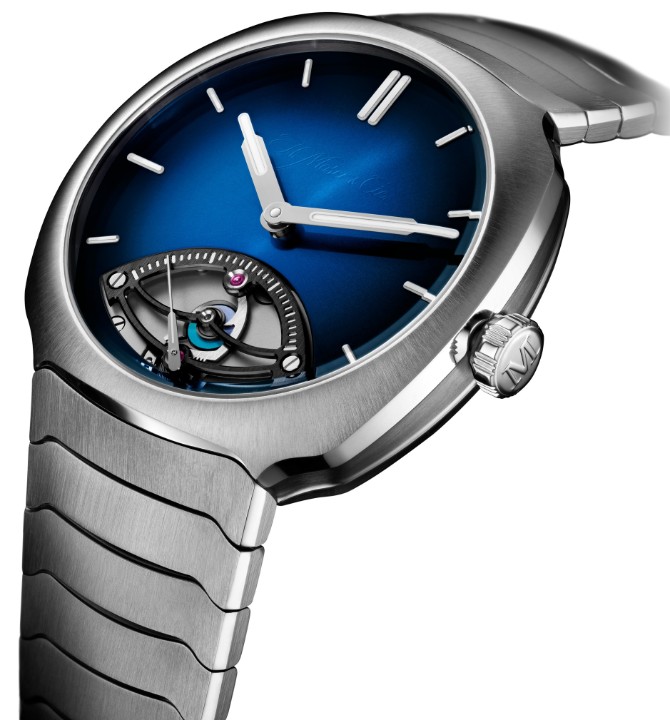 Obrázek H. Moser & Cie Streamliner Retrograde Funky Blue