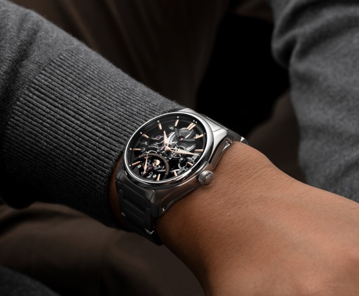 Obrázek H. Moser & Cie Pioneer Skeleton Retrograde Seconds
