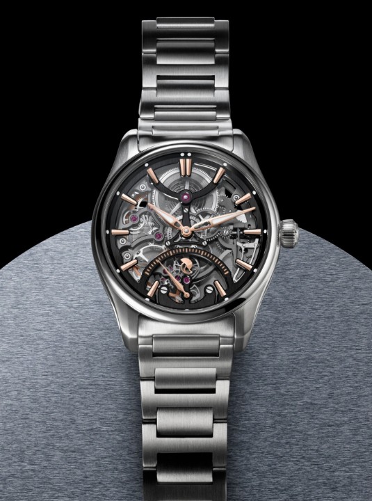 Obrázek H. Moser & Cie Pioneer Skeleton Retrograde Seconds