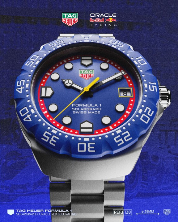 Obrázek Tag Heuer Formula 1 Solargraph x Oracle Red Bull Racing Special Edition