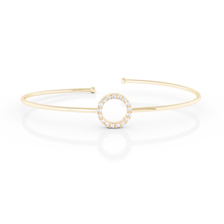 Obrázek Armband LOEE Pure ze žlutého zlata s diamanty