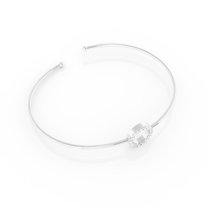 Bild von Armband LOEE Pure z bílého zlata s diamanty