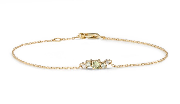 Obrázek Náramek LOEE Sparkle ze žlutého zlata s diamanty a multisafíry