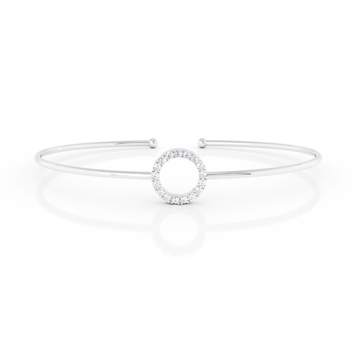 Bild von Armband LOEE Pure aus Weißgold mit Diamanten
